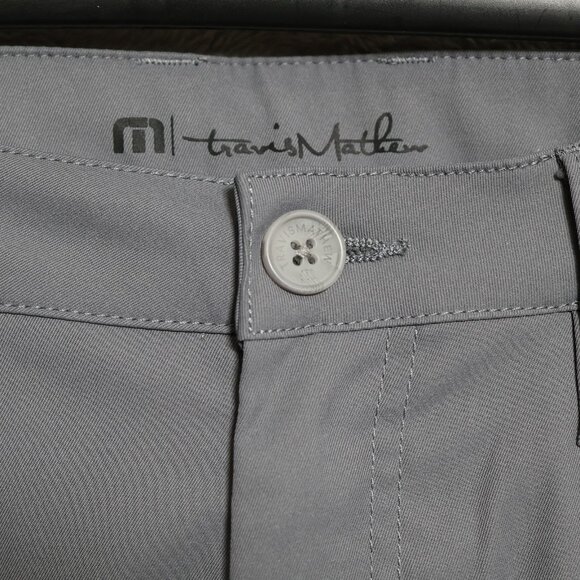 Travis Mathew Pants Mens 38 Gray 5 Pocket Golf Performance Casual Polyester - Picture 3 of 13